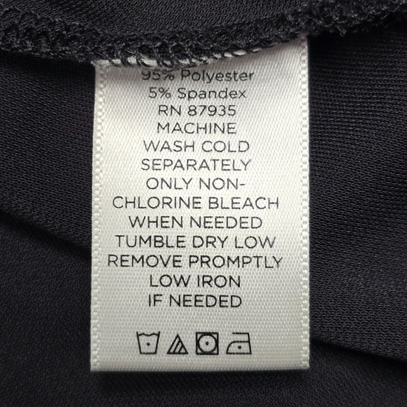 Susan Graver Womens Liquid Knit Tank Black Size 1X Minimalist Office - Picture 6 of 9